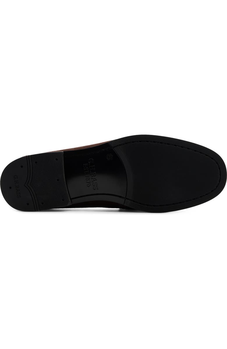 G.H.BASS Berkeley Penny Loafer, Alternate, color, Dark Brown Suede