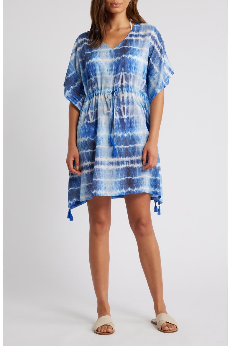 Cordelia Beach Cover-Up Dress, Main, color, AEGEAN