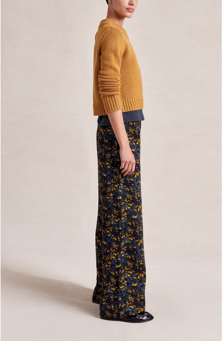 La Ligne Freya Pant, Alternate, color, Yellow Flower Fields