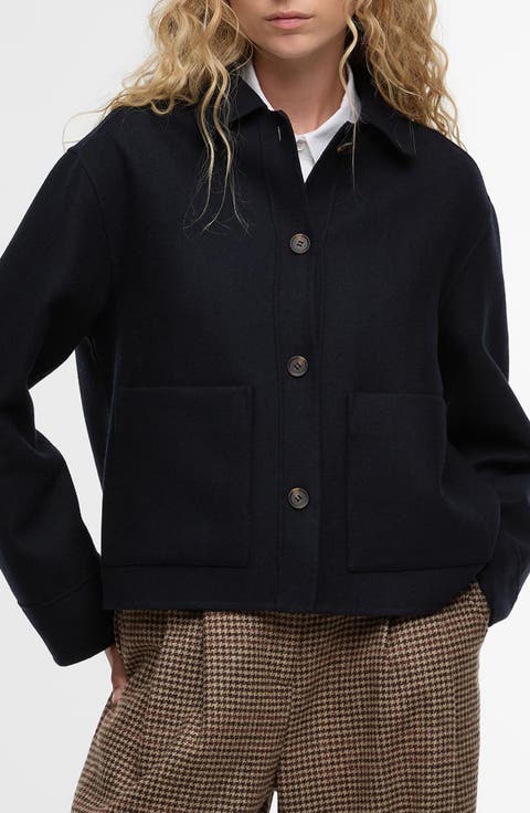 Ashdon Double Face Wool Blend Overshirt