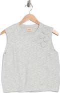 ELIE ELIE TAHARI Rosette Sleeveless Sweater