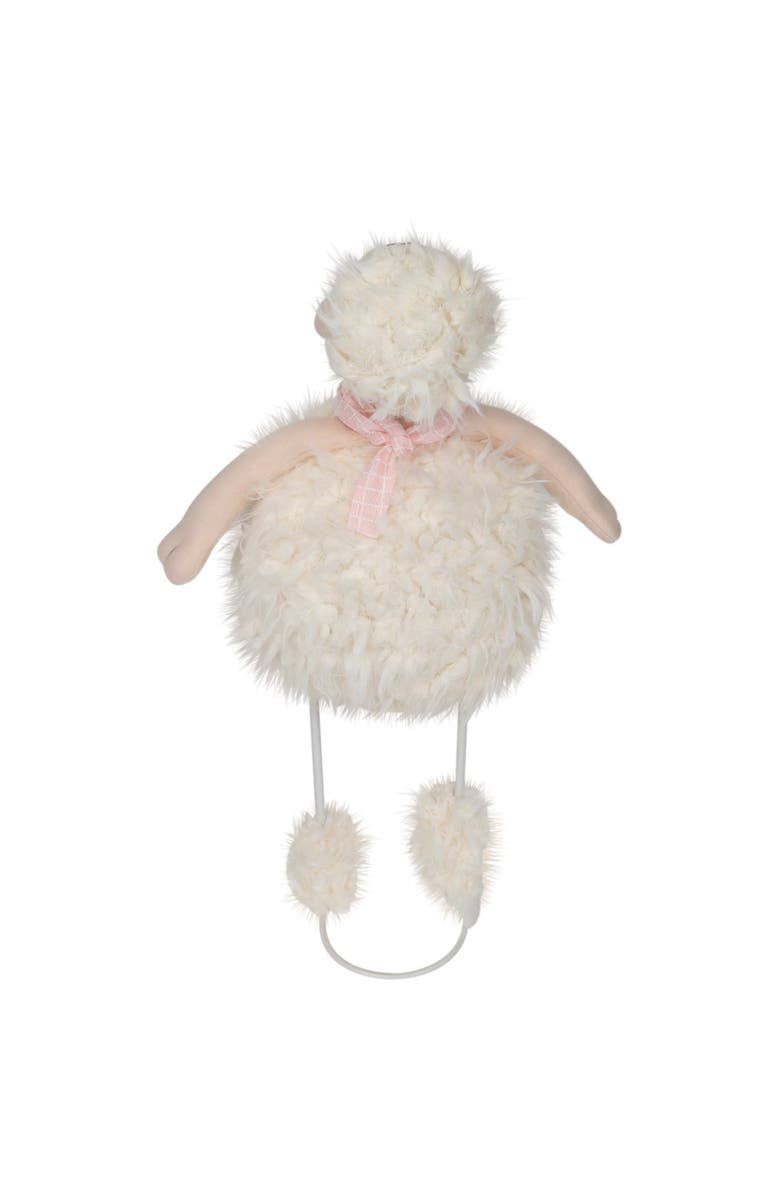 Northlight Spring Loaded Lamb with Bandanna Easter Figure - 16", Alternate, color, White