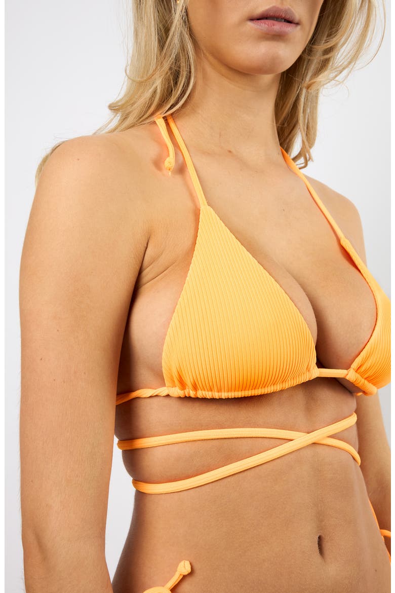 The Venice Bikini Top, Alternate, color, NEON ORANGE