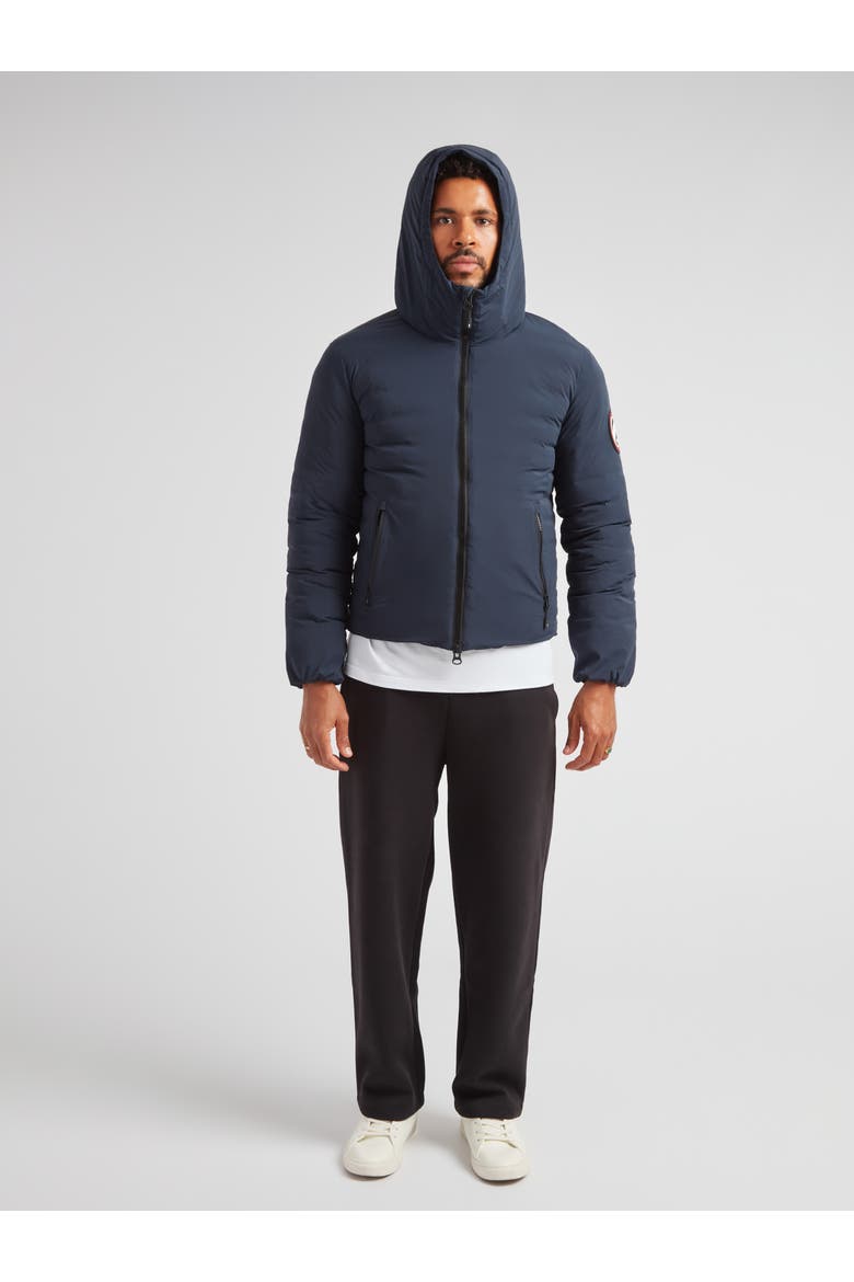 Cosmos Long Sleeve Hooded Jacket, Alternate, color, NAVY