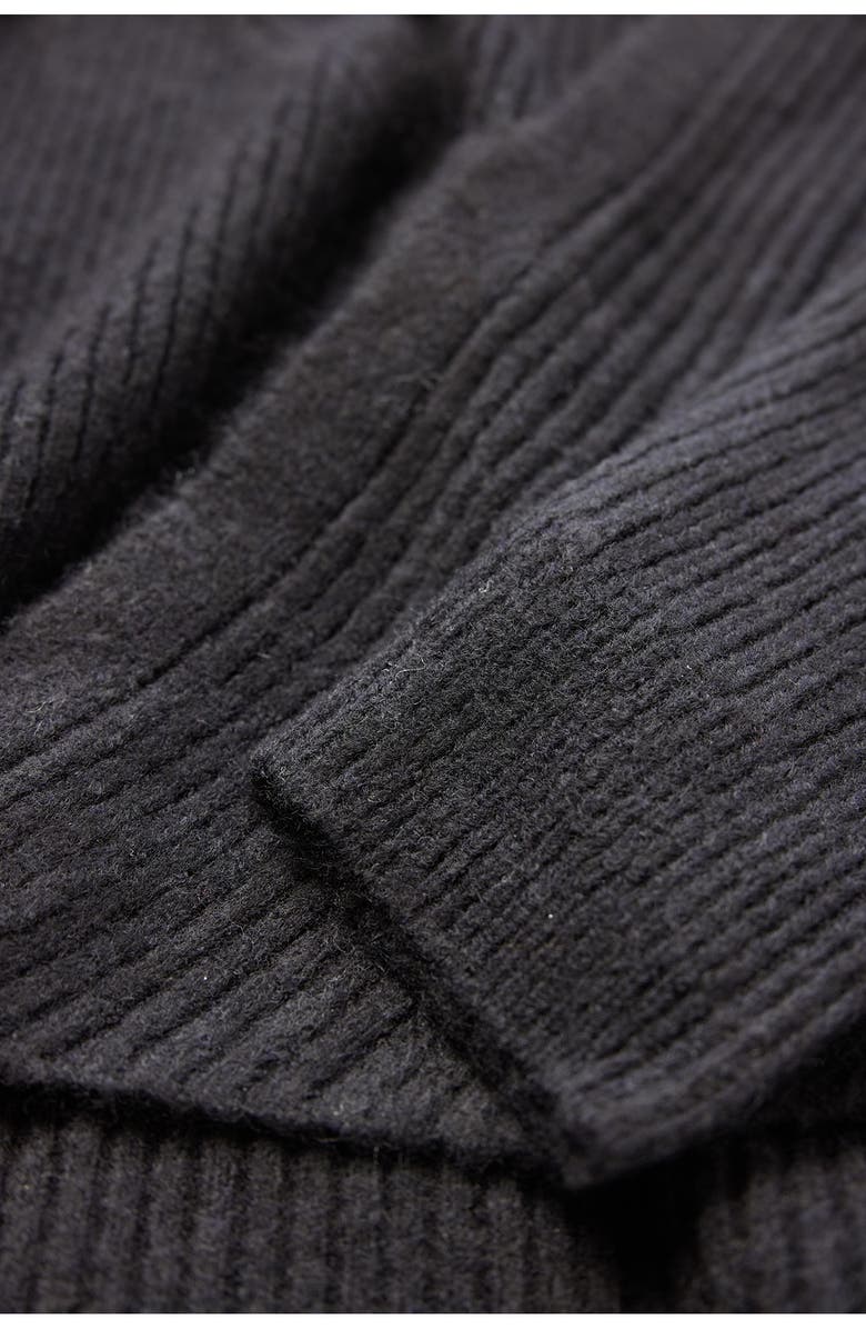 Ingrid & Isabel<sup>®</sup> Rib Maternity/Nursing Wrap Sweater, Alternate, color, Black