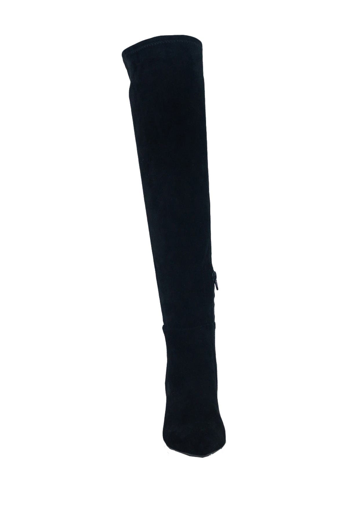 CHASE AND CHLOE Wynter Over The Knee Boot, Alternate, color, Black