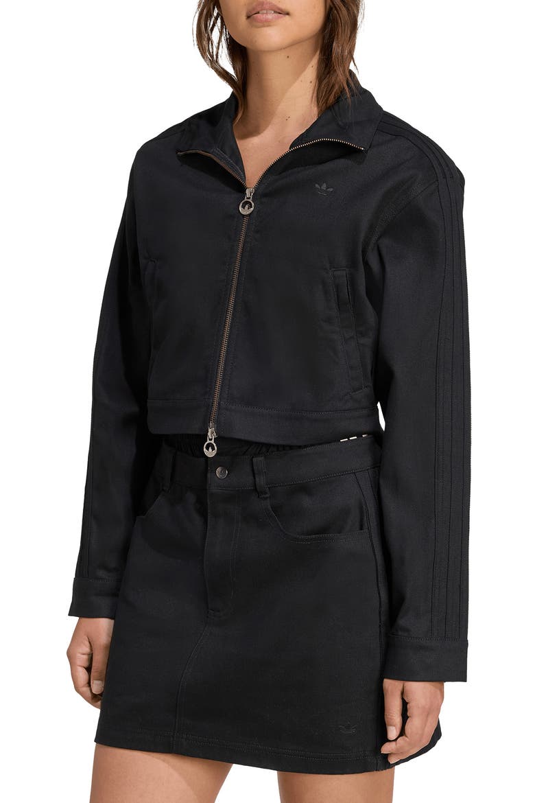 Firebird Twill Track Top, Main, color, BLACK