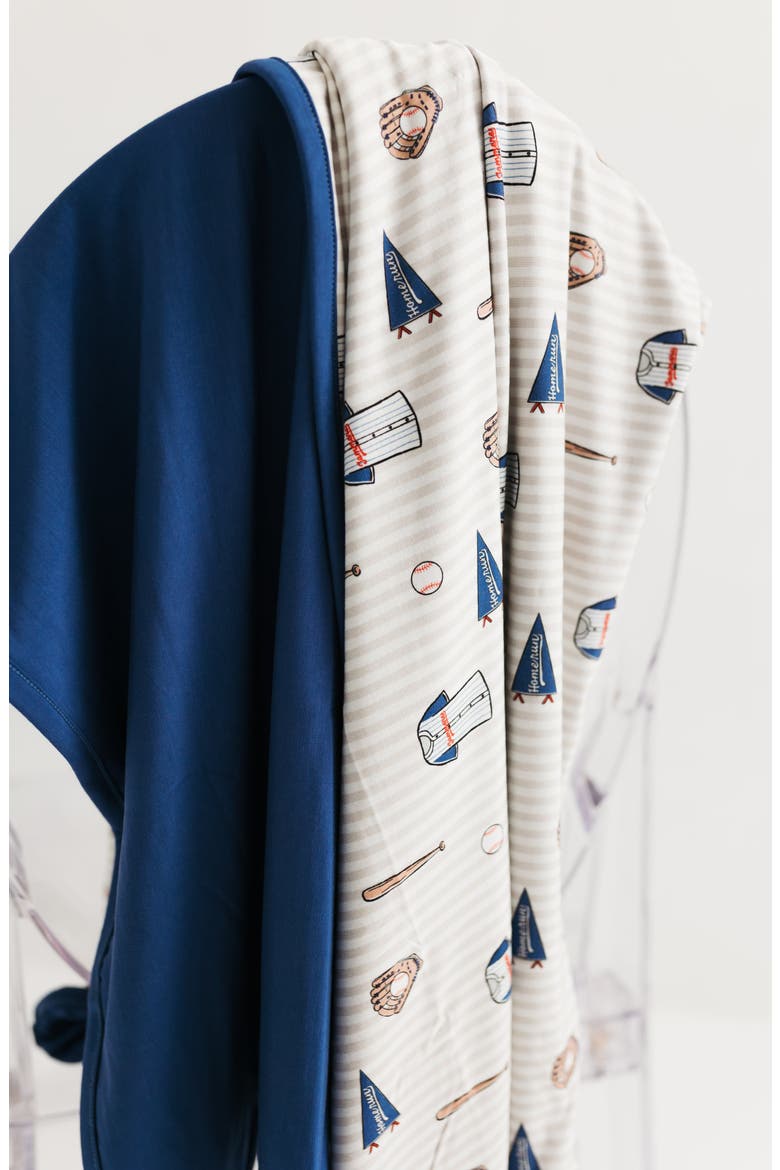 Baseball Blanket, Alternate, color, Blue Baseball