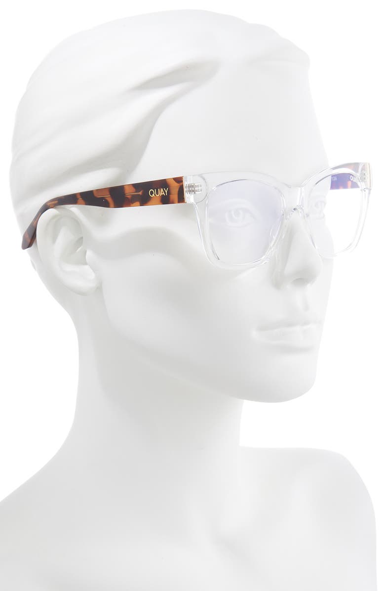 QUAY After Hours 51mm Blue Light Blocking Glasses, Alternate, color, 