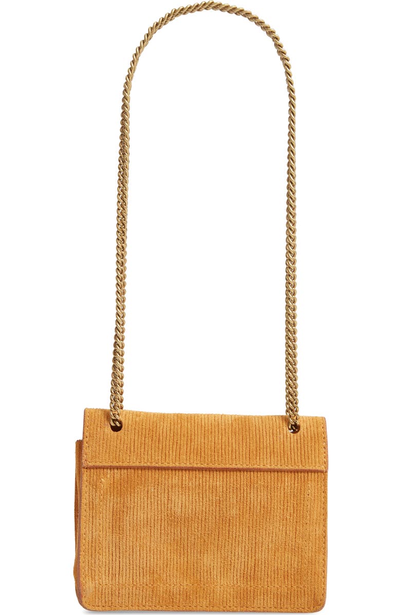 Madewell The Chain Corded Leather Crossbody Bag, Alternate, color,