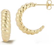 GLAZE JEWELRY Twisted Hoop Earrings