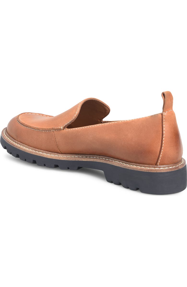 Comfortiva Lindee Lug Sole Loafer, Alternate, color, Luggage