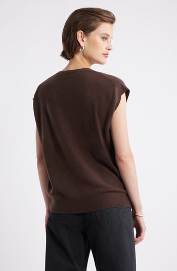Cashmere V-Neck Sweater Vest