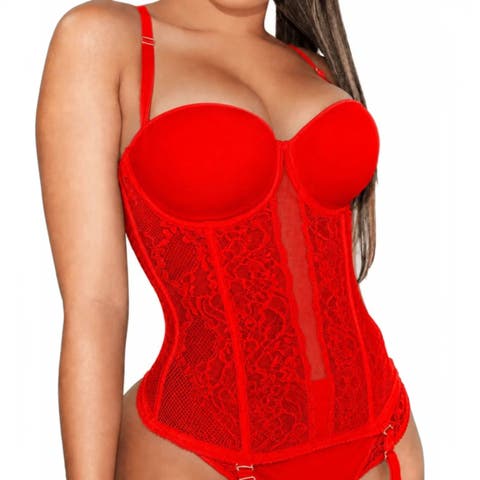 X Yahaira Corset Bustier Lingerie Shaping and Lifting Bra Top