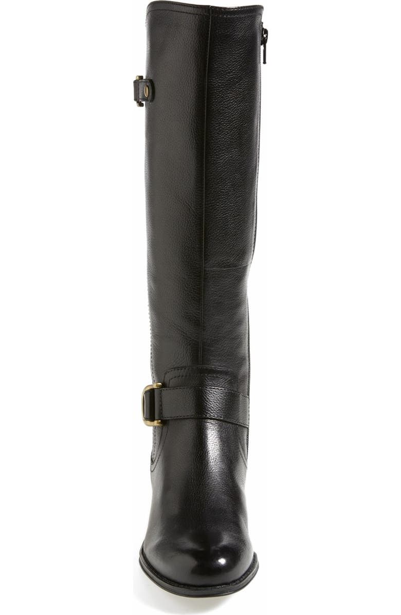 Naturalizer 'Jersey' Leather Riding Boot, Alternate, color,