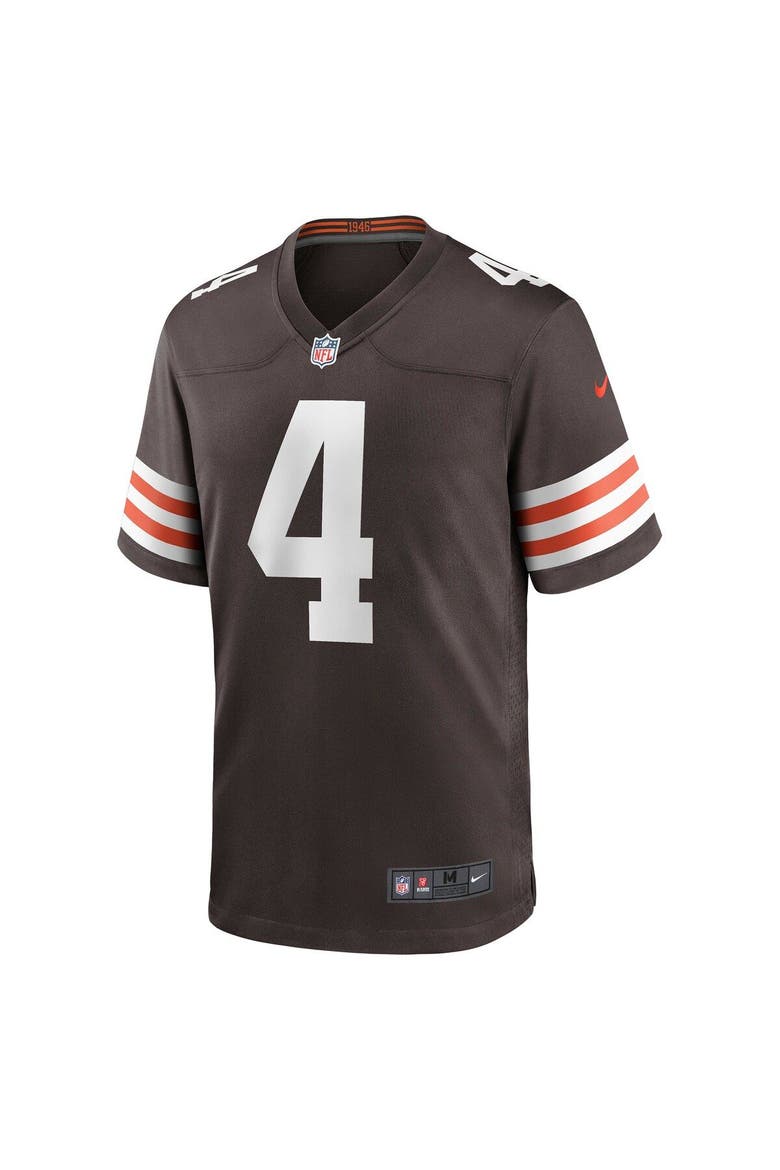 Men's Nike Deshaun Watson Brown Cleveland Browns Game Jersey, Alternate, color, Brown