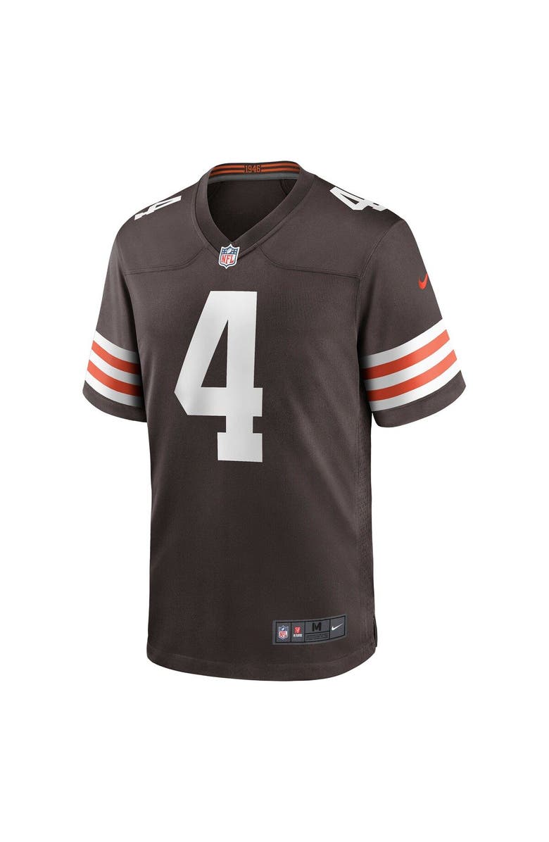 Nike Men's Nike Deshaun Watson Brown Cleveland Browns Game Jersey, Alternate, color, Brown