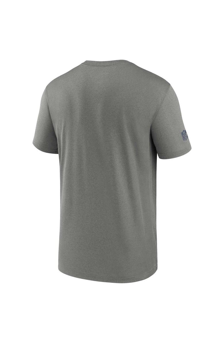 Nike Men's Nike  Heather Gray Seattle Seahawks Sideline Legend Performance T-Shirt, Alternate, color, 