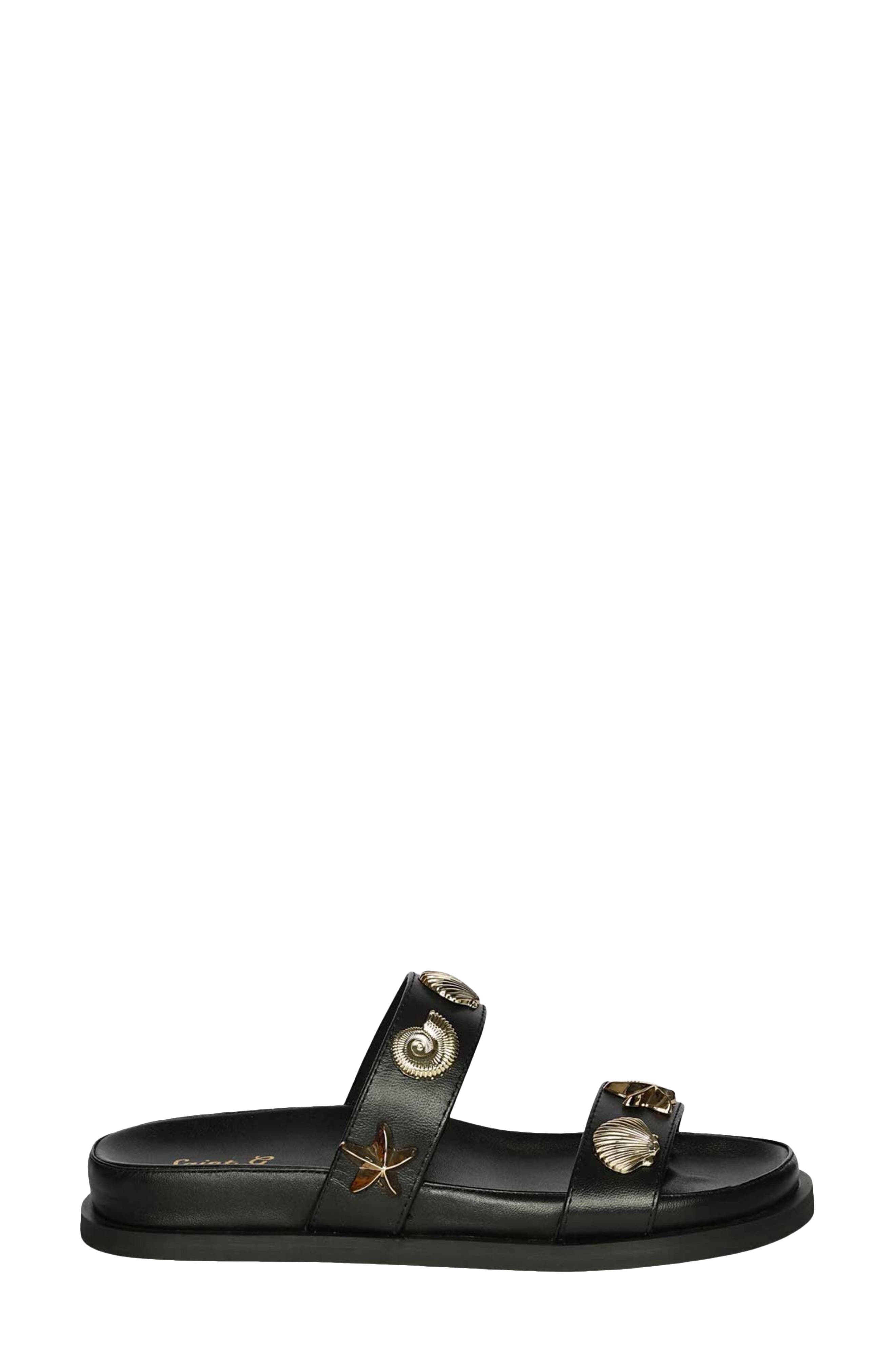 SAINT G Tara Slide Sandal, Alternate, color, Black