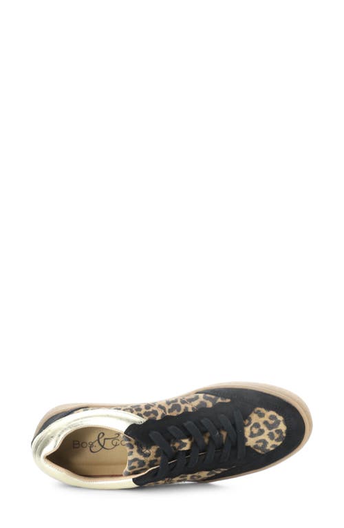 Bos. & Co. Missy Low Top Sneaker In Animal Print