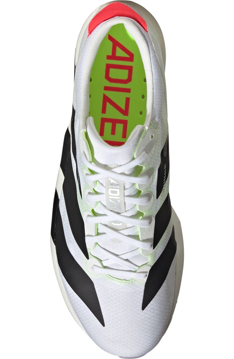 adidas Adizero Adios 9 Running Shoe, Alternate, color, White