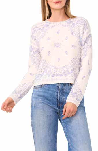 Halogen® Bandana Crop Sweater