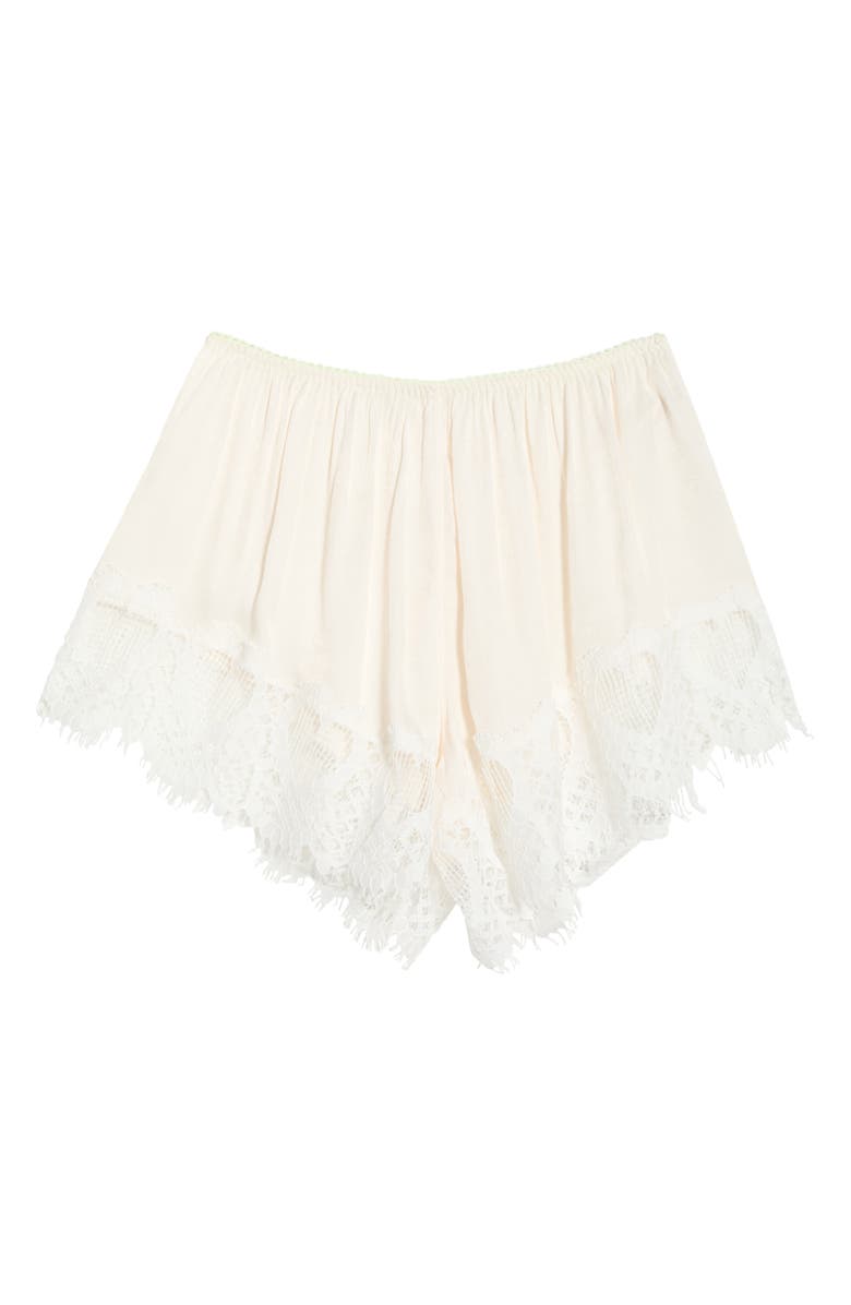 Free People Sweet Love Boxer Shorts, Alternate, color, White Alyssum