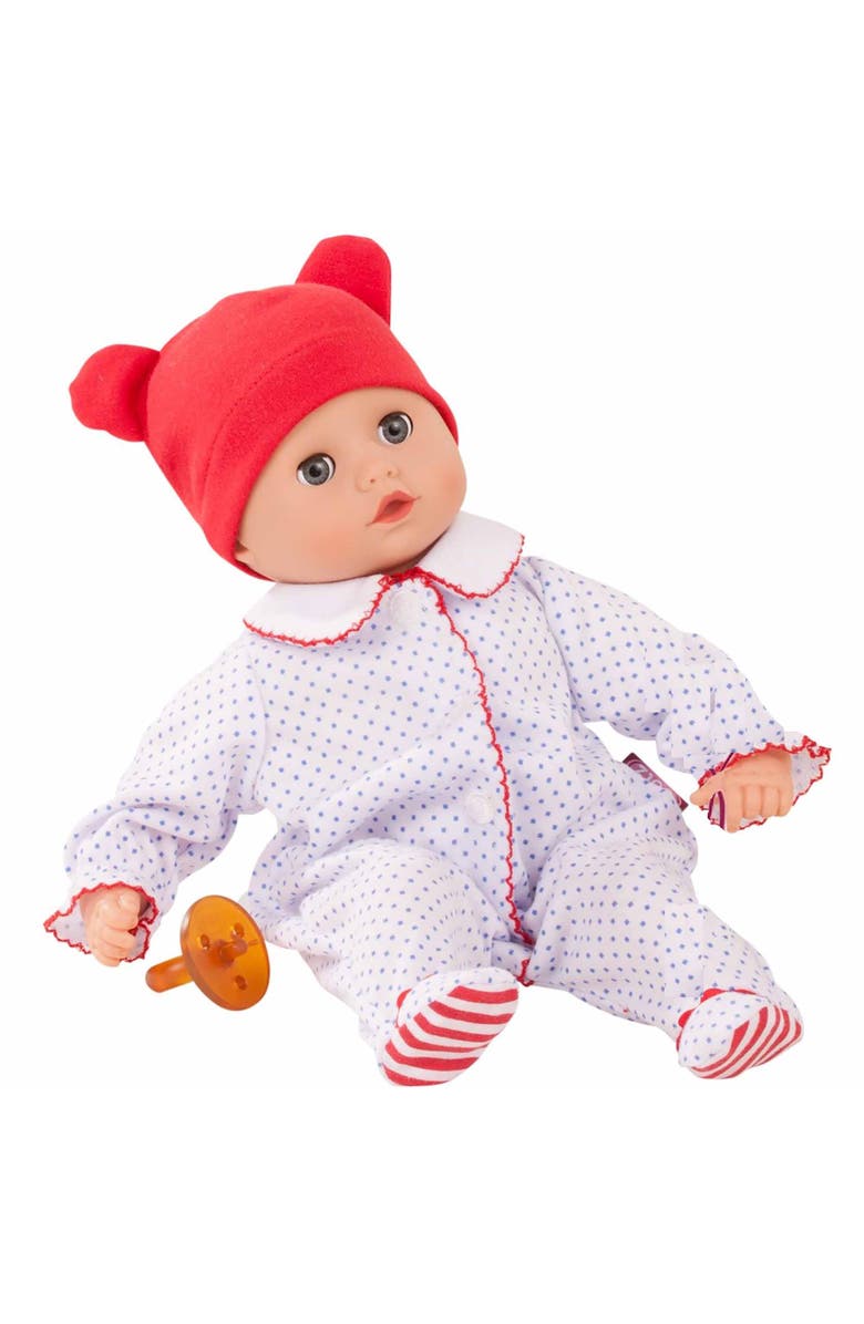 Gotz 13" Bald Soft Body Baby Doll, Main, color, Multicolored