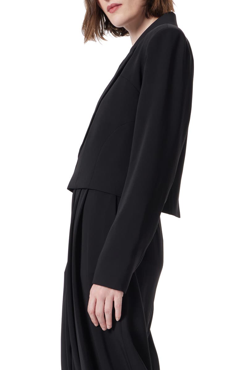 DO by Dee Ocleppo Drapey Sateen Crop Blazer, Alternate, color,