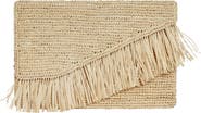 Vitamin A® Paloma Raffia Clutch