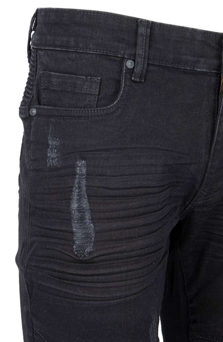 XRAY Rawx Skinny Fit Moto Jeans, Alternate, color,