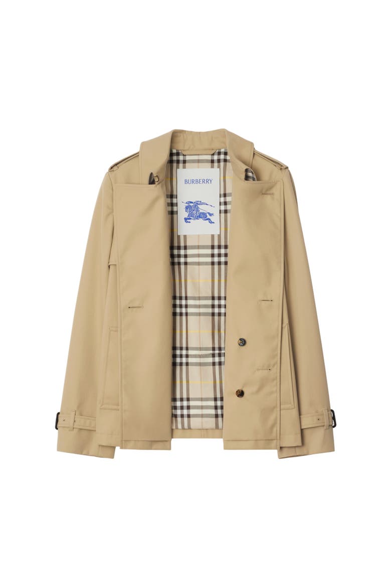 Cotton Blend Trench Jacket, Alternate, color, Beige