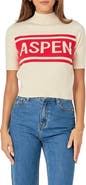 English Factory Motif Short Sleeve Sweater