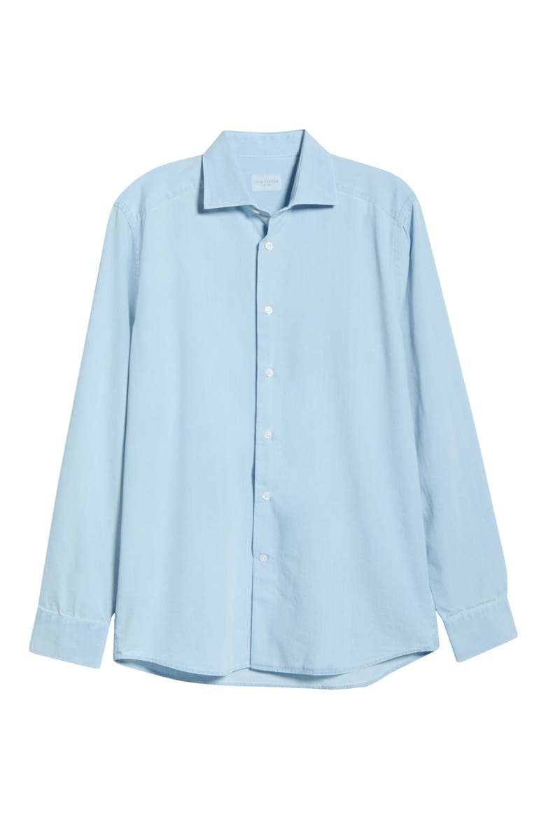 Waterton Cotton Denim Button-Up Shirt, Alternate, color, FADED DENIM