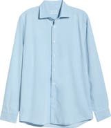 Jack Victor Waterton Cotton Denim Button-Up Shirt