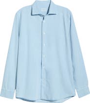 Jack Victor Waterton Cotton Denim Button-Up Shirt