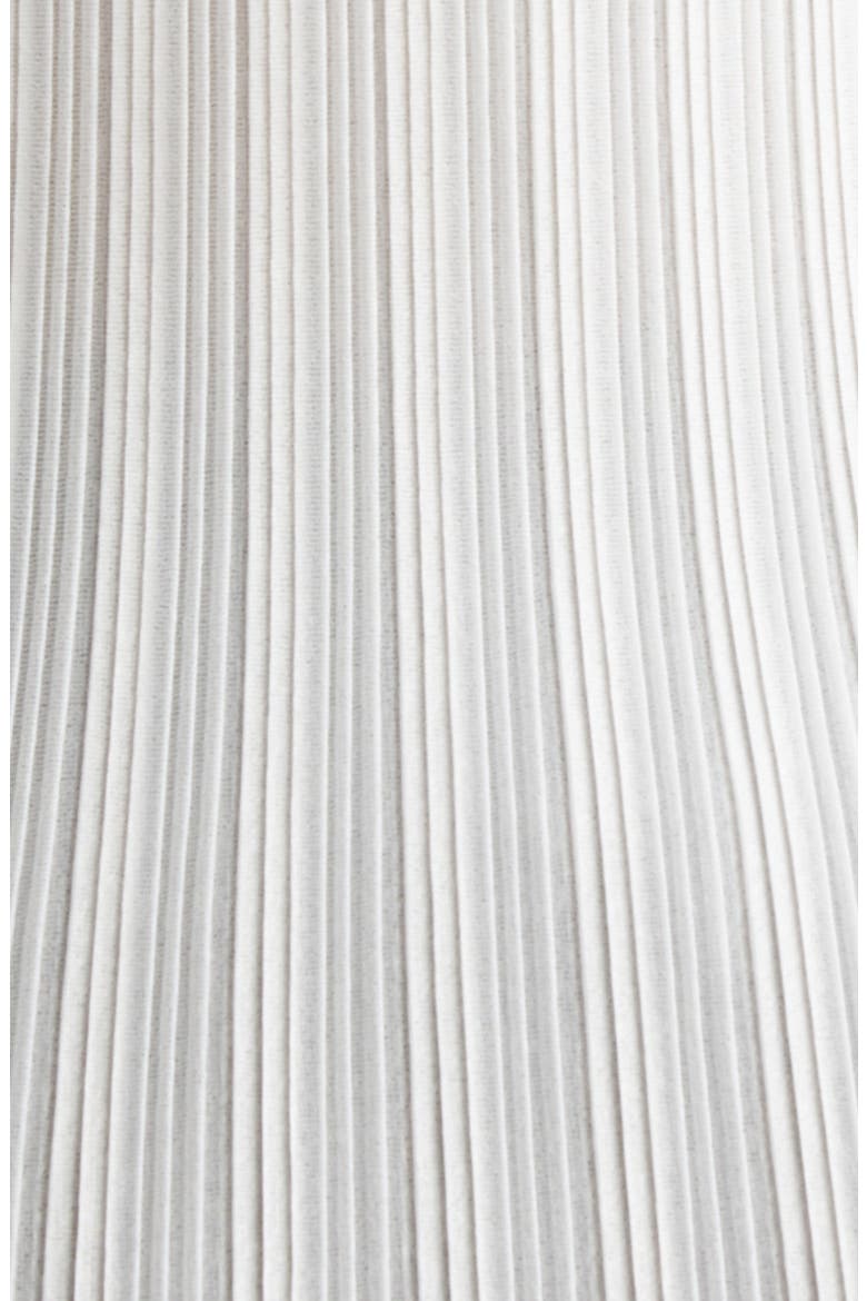 Pleated Long Sleeve Top, Alternate, color, WHITE