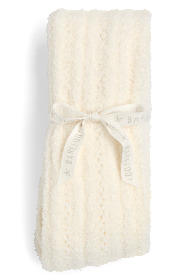 CozyChic® Pointelle Knee High Socks, Alternate, color, PEARL