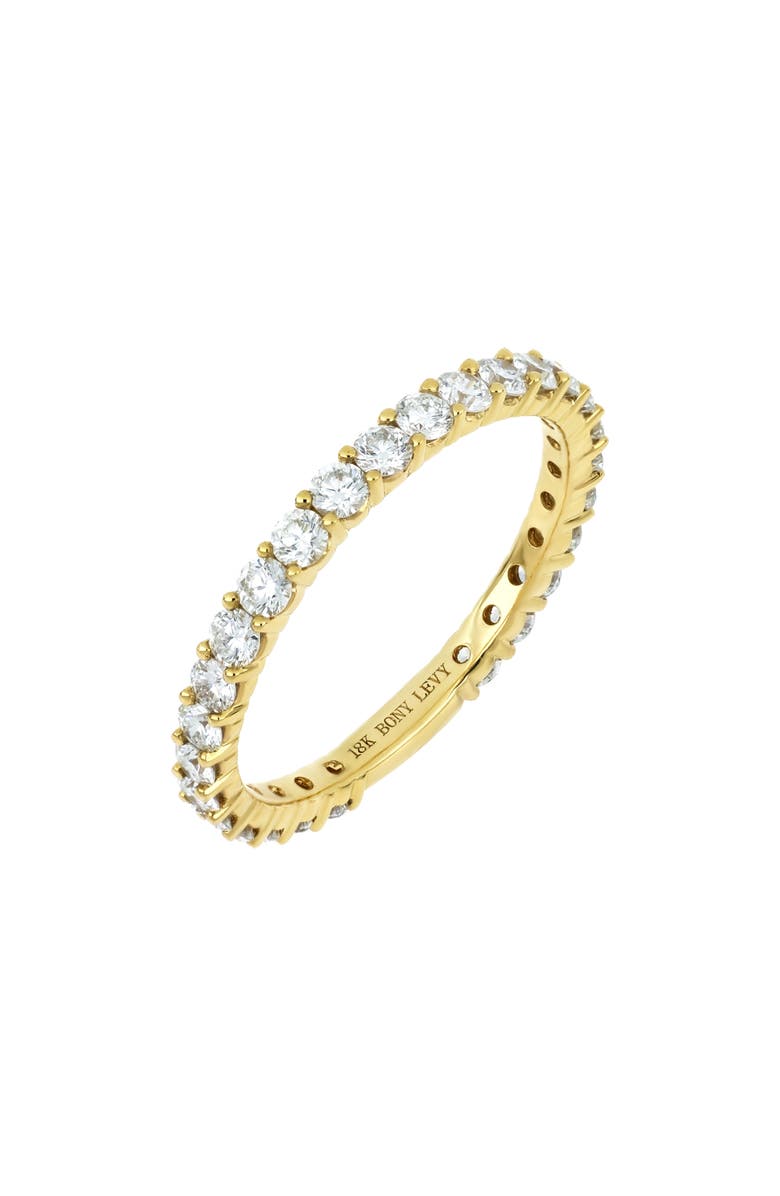 Bony Levy Diamond Eternity Band, Main, color, 18K Yellow Gold