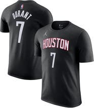 Jordan Brand Men's Jordan Brand Kevin Durant Black Houston Rockets Statement Edition Name & Number T-Shirt