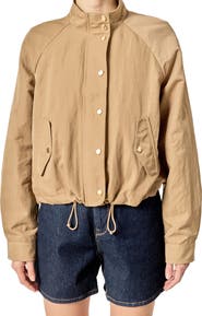 English Factory Snap Bomber Jacket