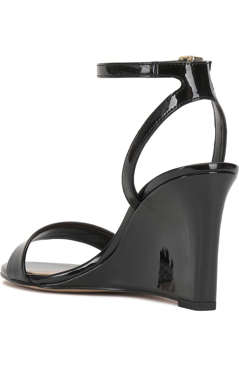 Vince Camuto Jefany Wedge Sandal, Alternate, color, Black
