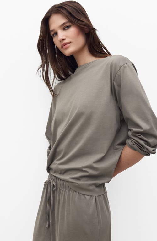 Mango Plain Cotton Pajamas In Animal Print