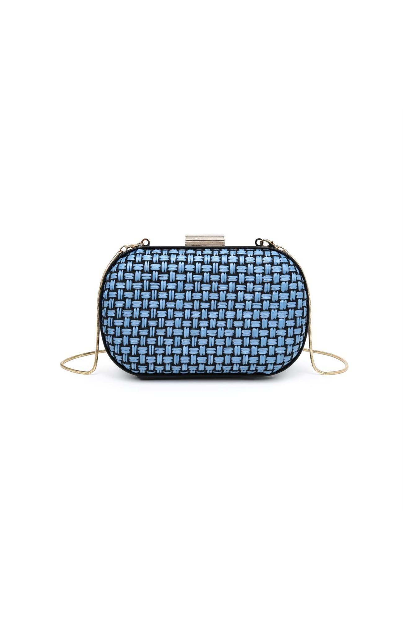 Cove Evening Bag, Alternate, color, Blue Black