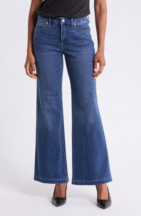 Bella High Waist Wide Leg Jeans