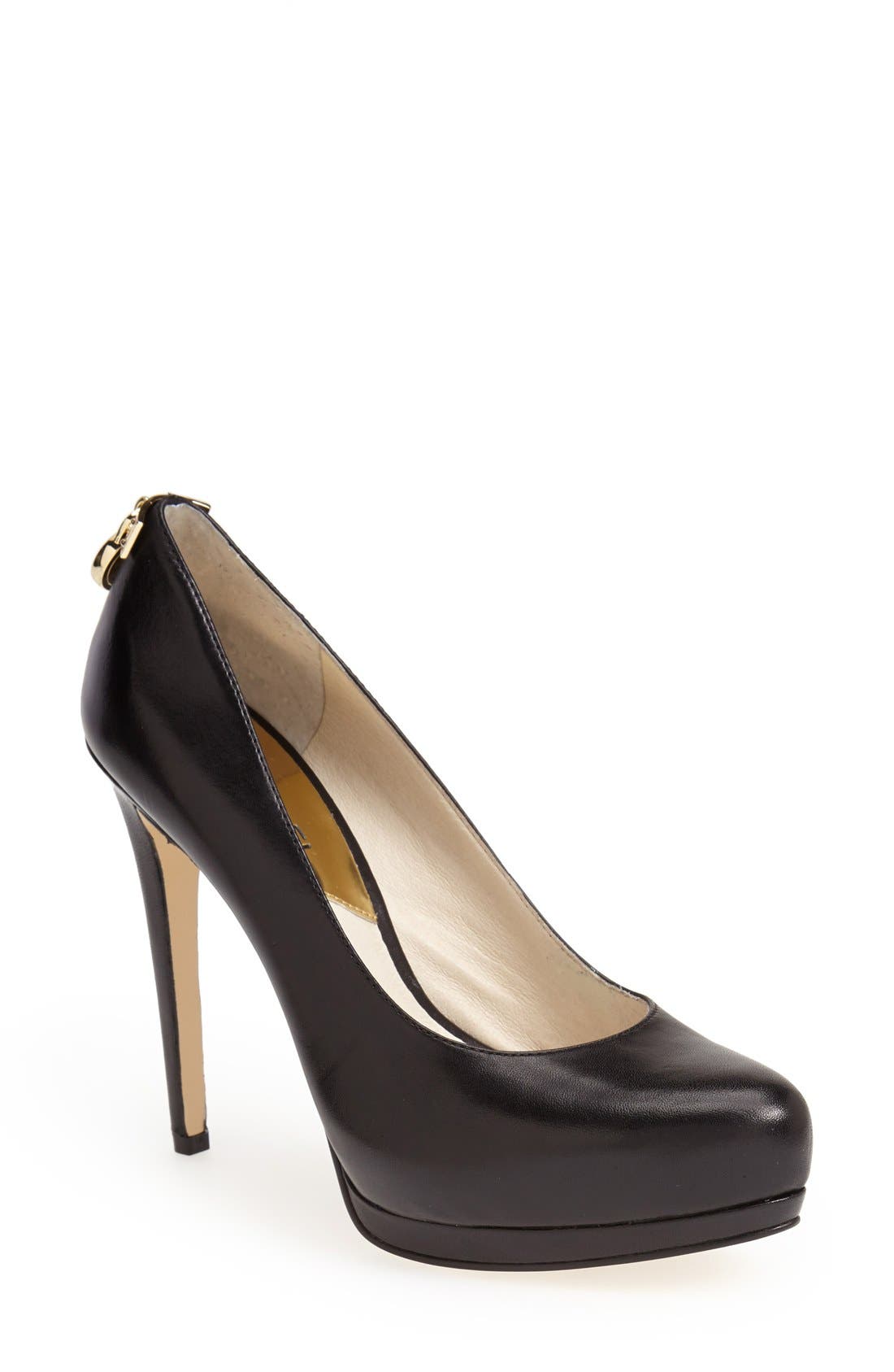 'Hamilton' Platform Pump, Main, color, BLACK