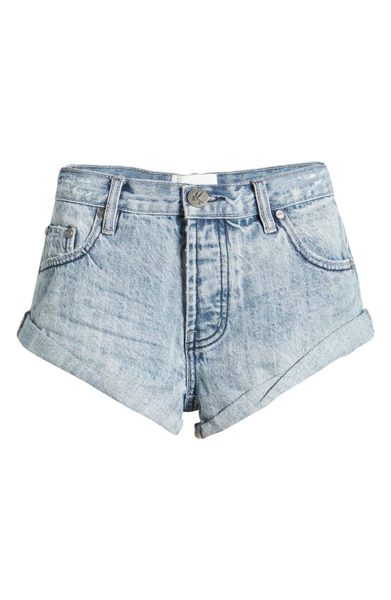 One Teaspoon Women's High Waist Faded Denim Shorts, Alternate, color, 