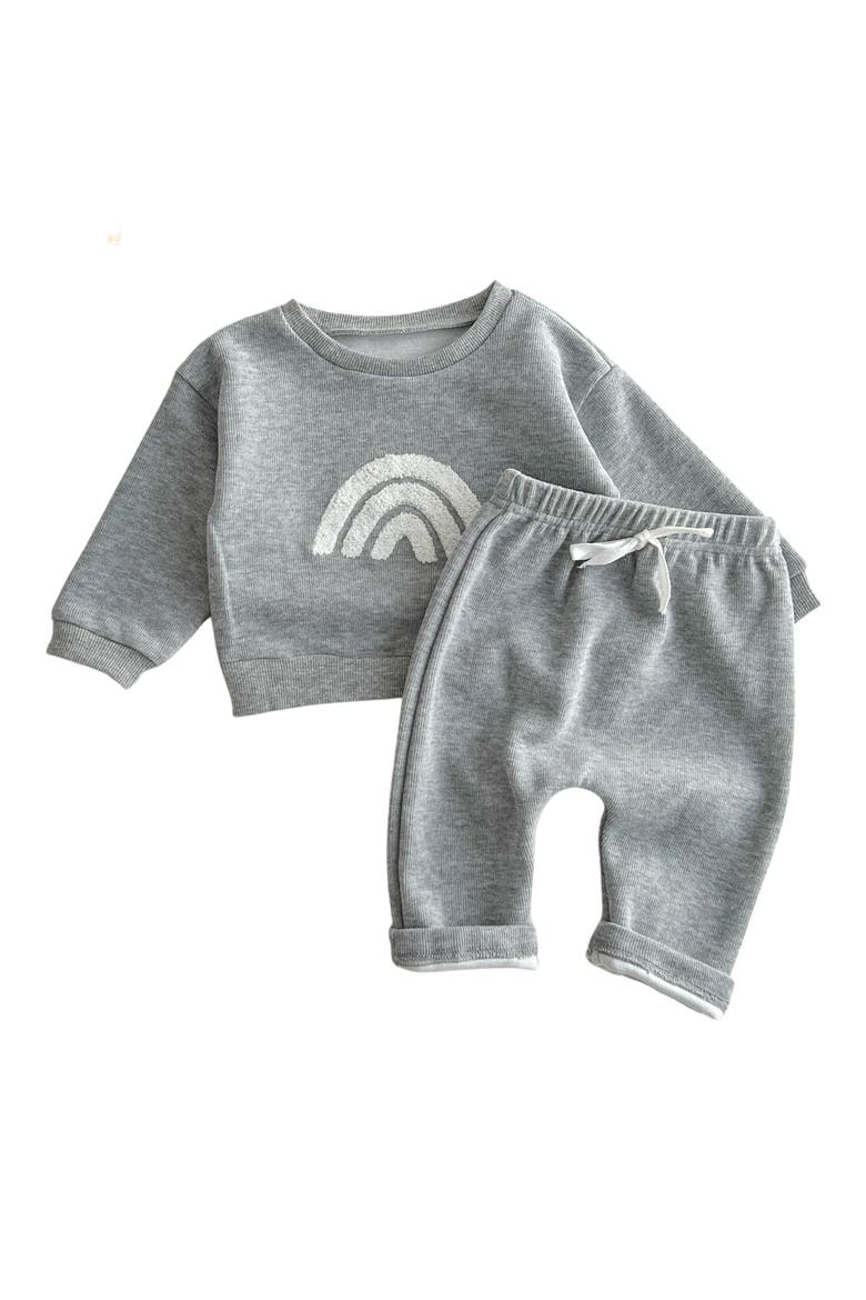 Chase Sweatshirt & Joggers, Main, color, GRAY