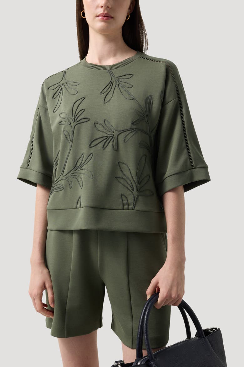 Rabea Sweatshirt, Alternate, color, Olive green