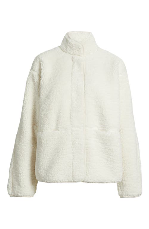Caslonr Caslon(r) Faux Shearling Jacket In White
